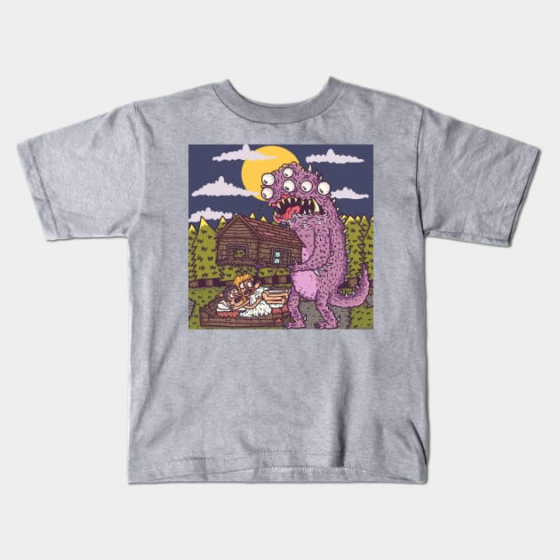 mmonssster Kids T-Shirt by hex